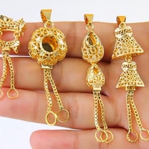 Noura – نورة | Gold-Plated 21K Pendant – Arab-Inspired Jewelry-Matching Set Available – Perfect for Layering