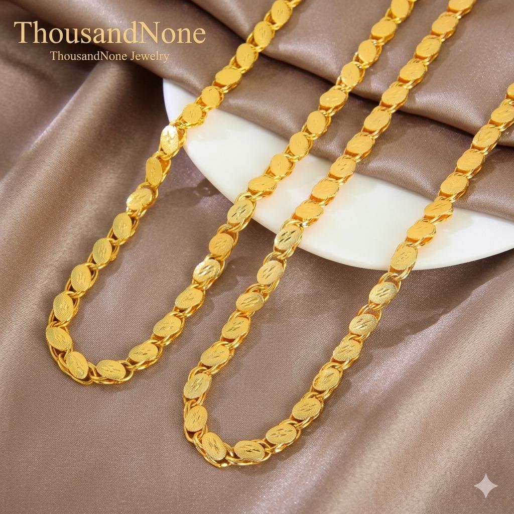 24k dubai gold necklace - Etsy 日本