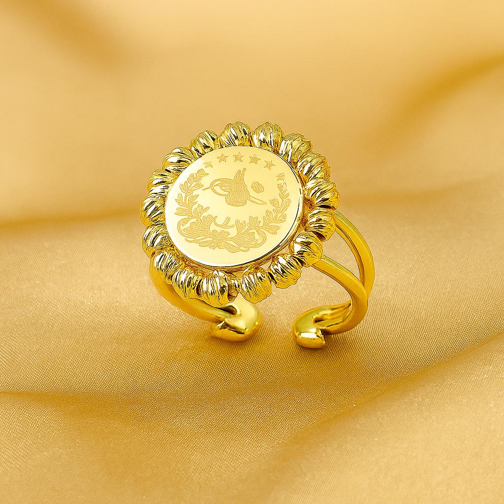 Bague pièce dé monnaie - France