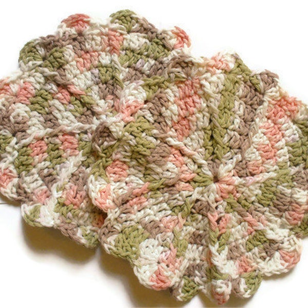 Pretty Pastel Dish Cloth Set