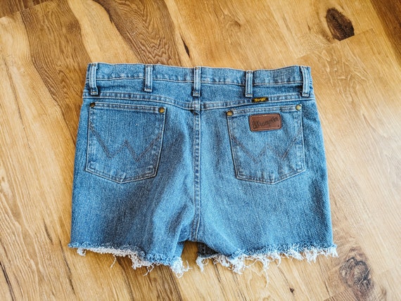 Vintage Wrangler Cutoffs Denim Shorts Retro 1980s… - image 1