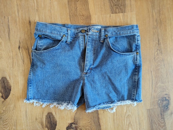 Vintage Wrangler Cutoffs Denim Shorts Retro 1980s… - image 2