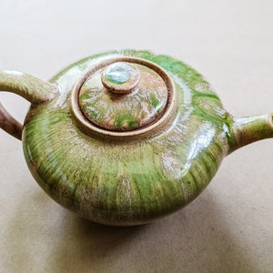 Vintage Camark Pottery Teapot Tea Kettle Drip Glaze Retro