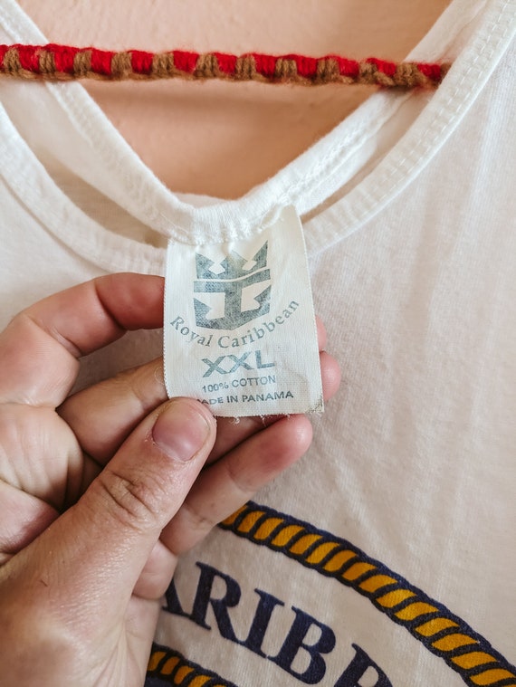 Vintage Tank Top Royal Caribbean Cruises Soverign… - image 3