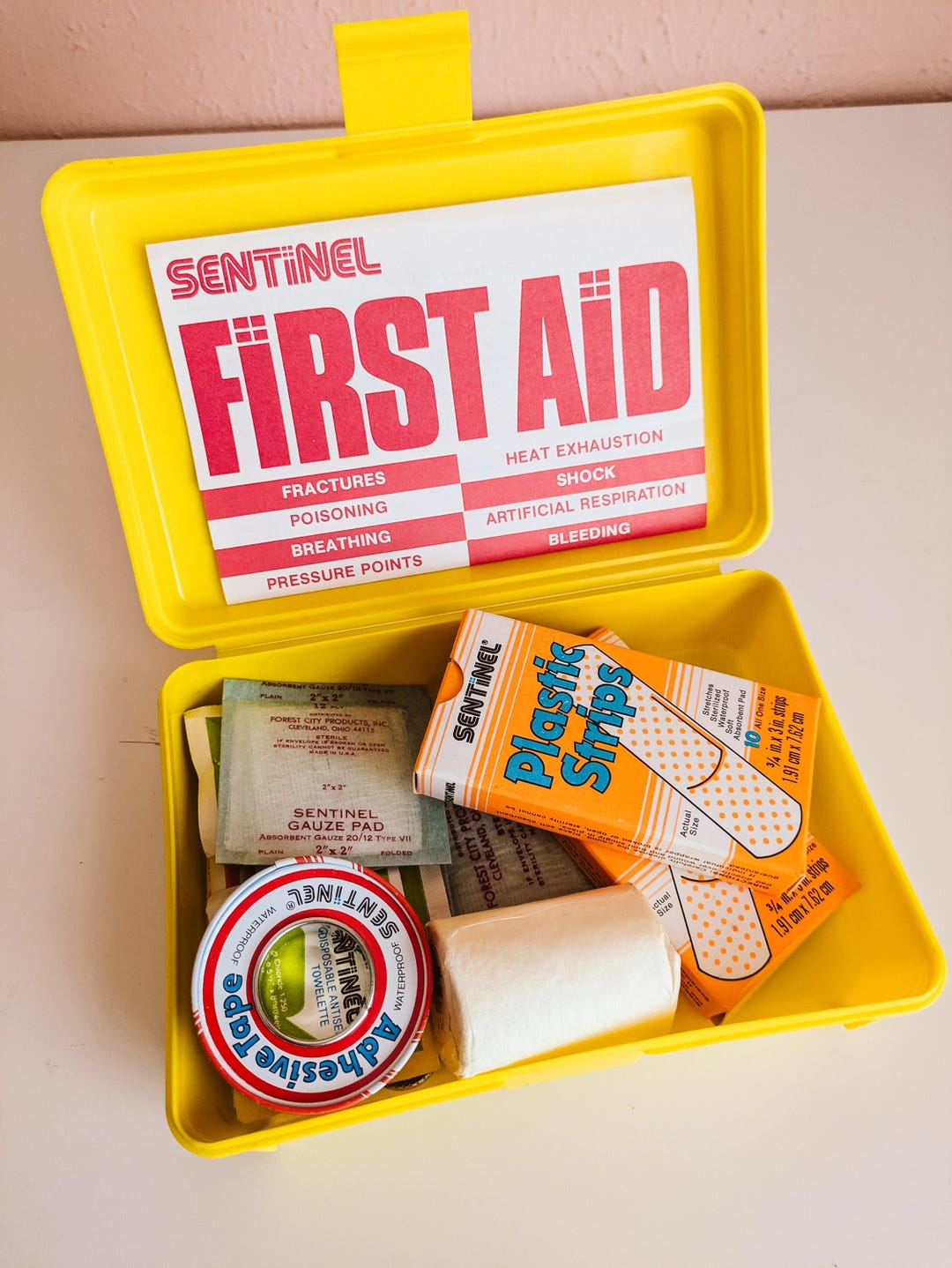 VintageFirst Aid Kit Metal Box/ファーストエイドキット 救急箱