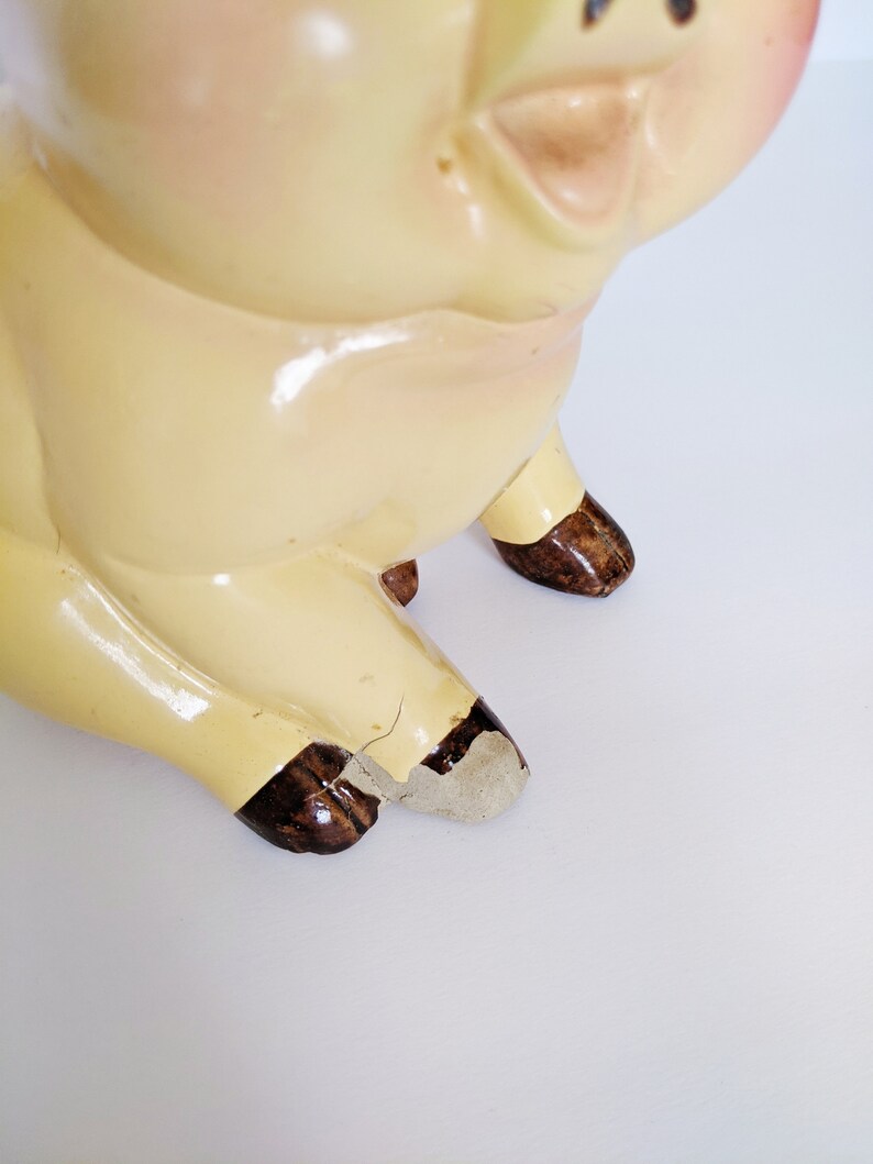 Chalkware Pig Piggie Bank