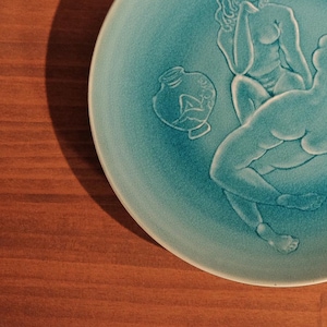 Ceramica giapponese vintage Noketsu Ware Yamanashi Nirasaki Giappone