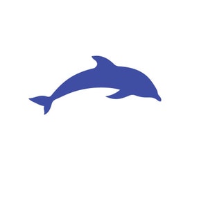 Aufkleber für Autos: Delfin