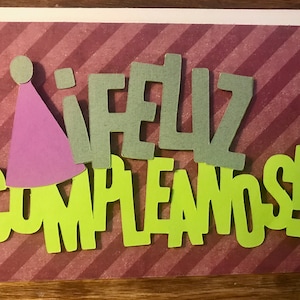 Greeting Card: Feliz Cumpleaños