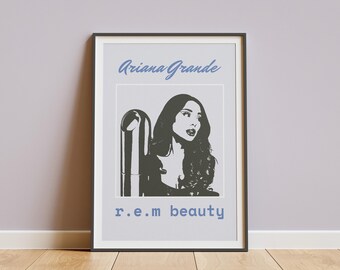 Ariana Grande: r.e.m beauty Poster Druck
