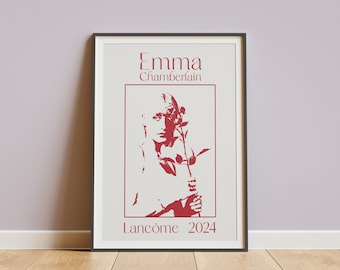 Lancome Feat. Emma Chambrown Poster Drucken