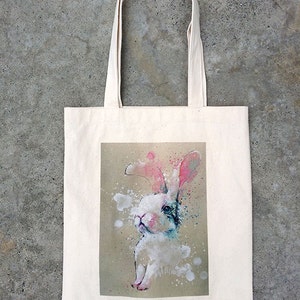 Tote bag Original artwork by Tilen Ti Printed on cotton canvas bag image 2