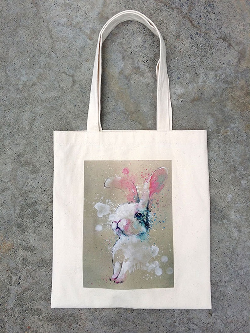 Tote bag Original artwork by Tilen Ti Printed on cotton canvas bag image 2