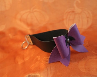 Fledermaus Schleife Handgelenktasche aus Kunstleder