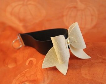 Fledermaus Schleife Handgelenktasche aus Kunstleder