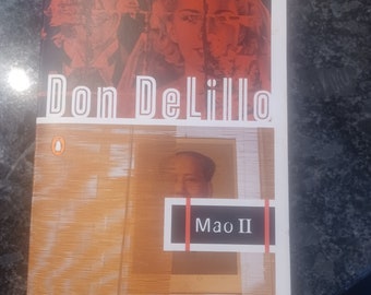 Vintage paperback book "Mao II" by Don DeLillo