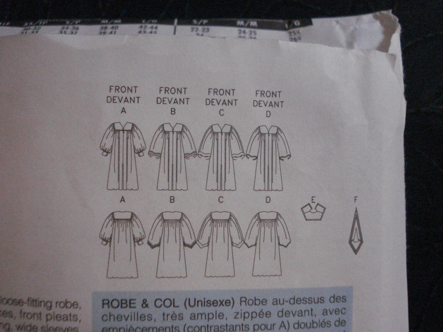 Unisex choir robe pattern Etsy