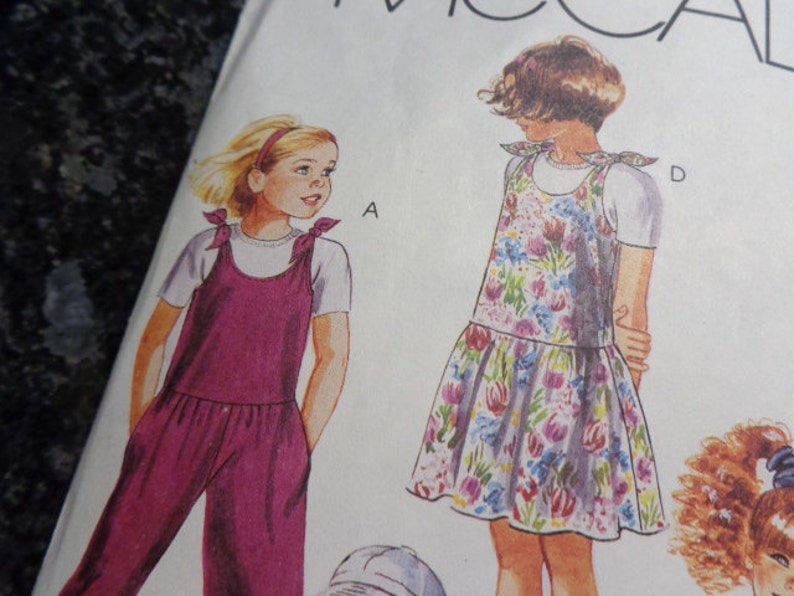 McCall's 4770 rare vintage Easy McCall's girls' pattern, size M 8-10 image 3
