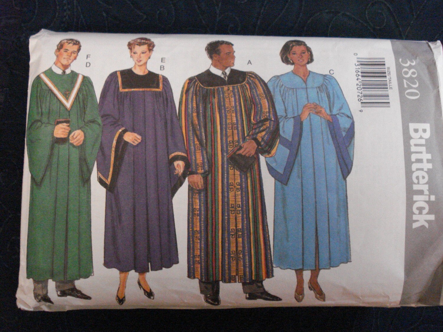 Unisex choir robe pattern Etsy