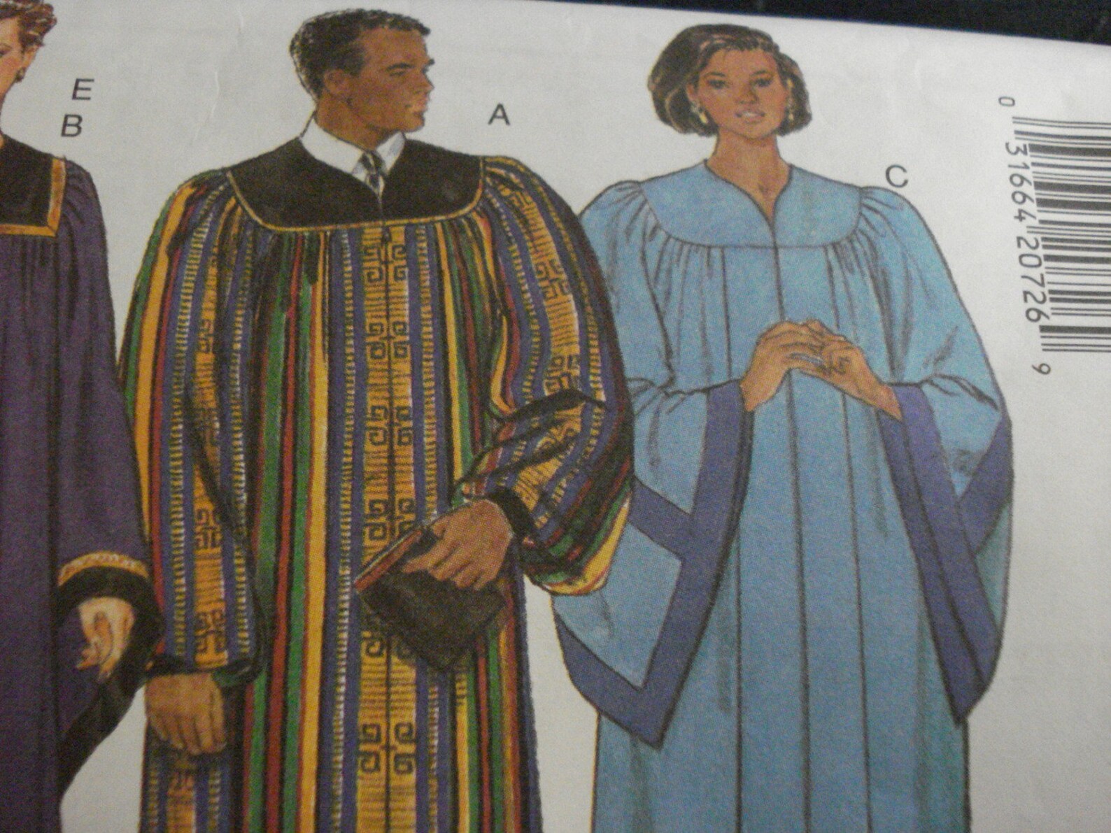Unisex choir robe pattern Etsy