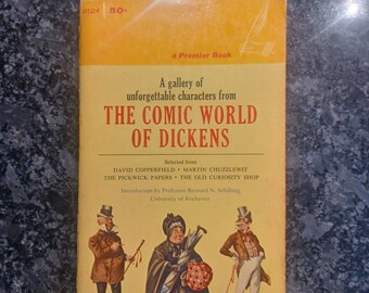 Vintage paperback " The Comic World of Dickens"