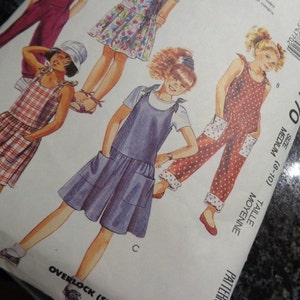 McCall's 4770 rare vintage Easy McCall's girls' pattern, size M 8-10 image 4