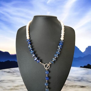 Lapis Lazuli Pearl Necklace