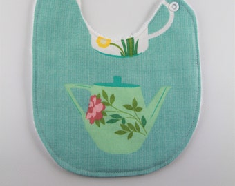 Cotton Baby Feeding Bib Teapot