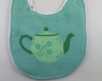 Cotton Baby Feeding Bib Teapot