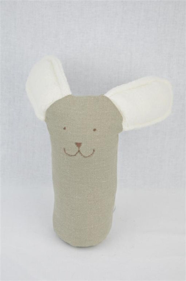 Hemp Organic Cotton Vegan Bunny Toy image 2