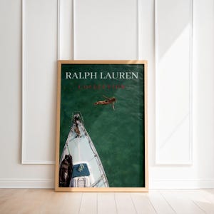 Fashion Magazine Poster, Vintage Fashion Magazine Poster, Retro Fashion Canvas Art, Luxury Fashion Print, Summer Collection, Canvas Wall Art