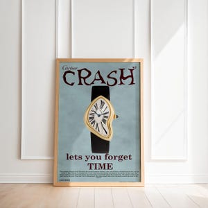 Cartier Tiger, Cartier Crash Poster, Luxury, Designer, Poster Print, Canvas Print, Boho, Lucky, Moderin Art, Retro Art, Minimalist Print,