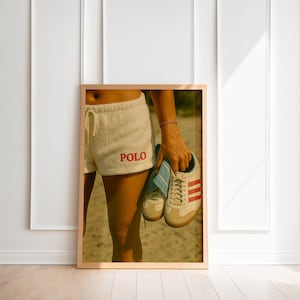 Fashion Magazine Poster, Vintage Fashion Magazine Poster, Retro Fashion Canvas Art, Luxury Fashion Print, Summer Collection, Canvas Wall Art