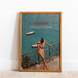 Fashion Magazine Poster, Vintage Fashion Magazine Poster, Retro Fashion Canvas Art, Luxury Fashion Print, fashion poster , Canvas Wall Art