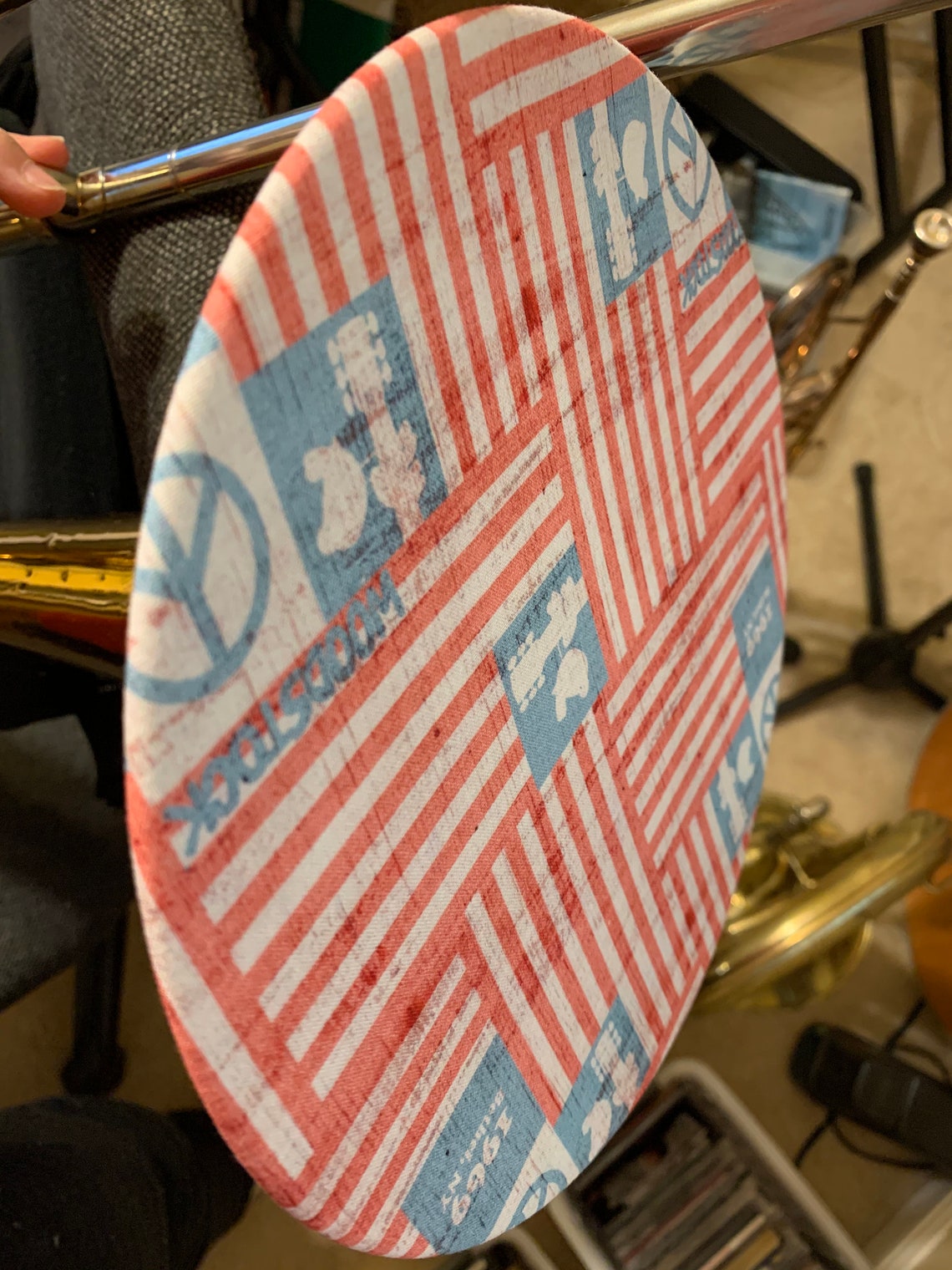 Trombone Musical Instrument Bell Cover Love and Peace Bell Etsy