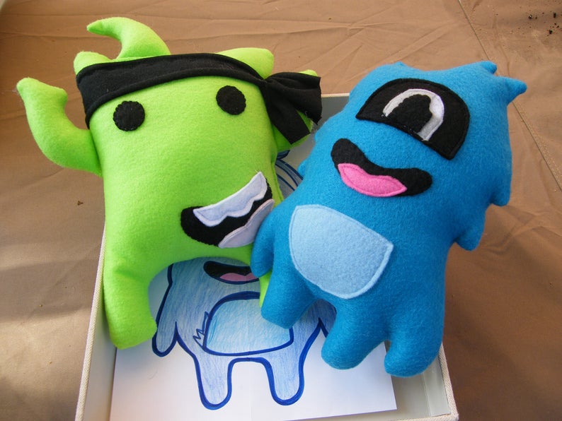 Mojo Stuffed Class Dojo Character Classrom Tool Green Etsy