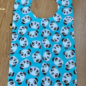 Adult Bib - Long Senior Bib - Reversible Bib - Longer Length Adult Bib - Nursing Home Bib - Clothes Meal  Protector Bib - Large  Senior Bib