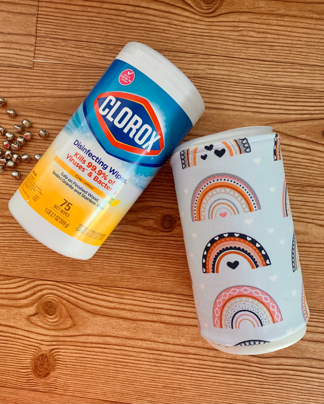 Rainbow Gnome Clorox Lysol Wipes Disinfecting Wipes Cover Etsy