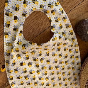 Adult Bib - Long Senior Bib - Reversible Bib - Longer Length Adult Bib - Nursing Home Bib - Clothes Meal  Protector Bib - Large  Senior Bib