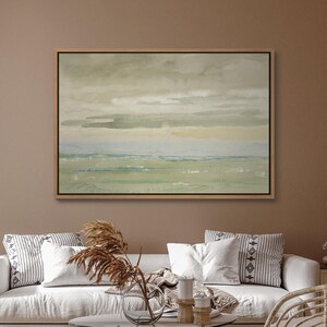 Cloud Framed Wall Art, Abstract Cloud Art Print, Landscape Wall Art, Minimalist Wall Art, Sky Wall Art, Large Canvas Wall Art Decor