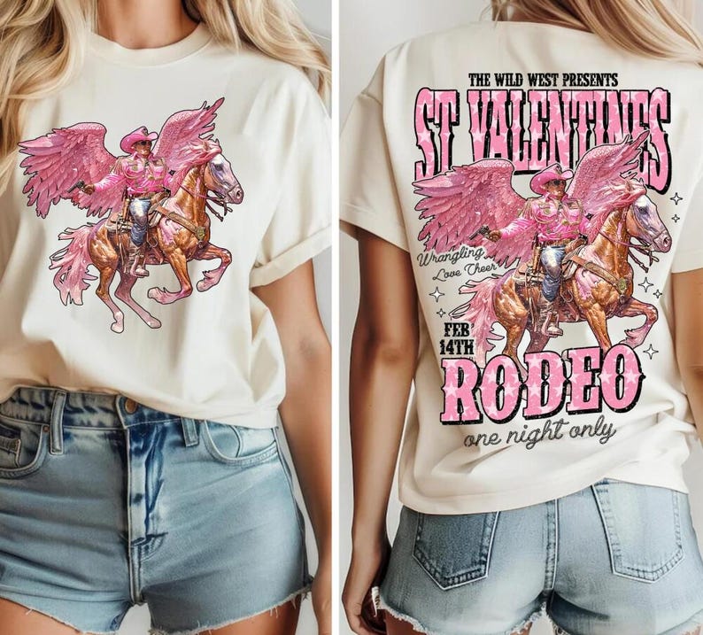 St Valentine Wild West Rodeo Png, Vintage Western Valentines Love Png ...