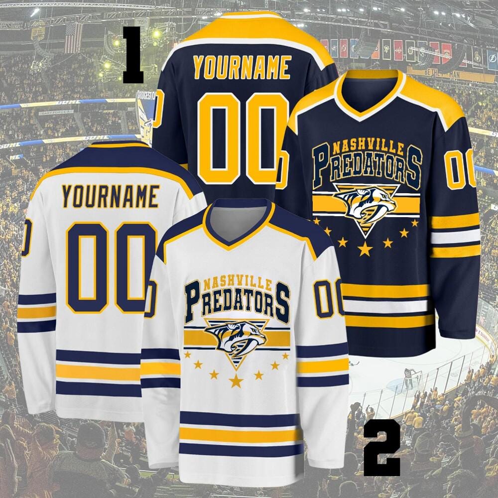 custom nashville predators jersey