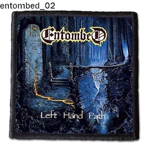 Entombed Logo 1 247 x 8 gesublimeerde patch badge appliqué opstrijkbaar