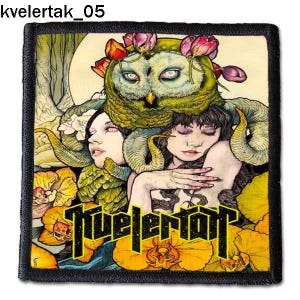 Kvelertak 05 gesublimeerde badge appliqué opstrijkbaar