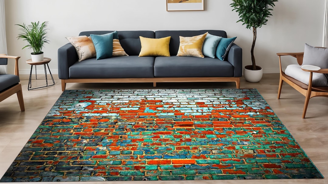 Brick Rug,wall Patterned Rug,floor Rug,best Model Rugs,rugs for Area ...