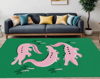 crocodile Rug,Animal Rug,Creative Rug,Special Rug,Amazing Rug,Rugs for Living Room,Rugs for Area,Rugs for Bedroom,Rugs for Kids Room