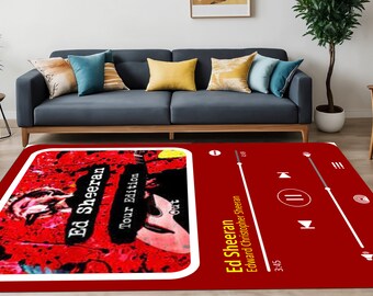 Telephone Rug,Music Rug,Custom Rug,Your Name,Personalization Rug,Custom Rug,Your Text, Rugs For Living Room,Rug For Living Room,Gift For Him