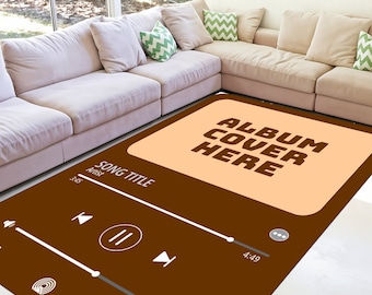 Telephone Rug,Music Rug,Custom Rug,Your Name,Personalization Rug,Custom Rug,Your Text, Rugs For Living Room,Rug For Living Room,Gift For Him