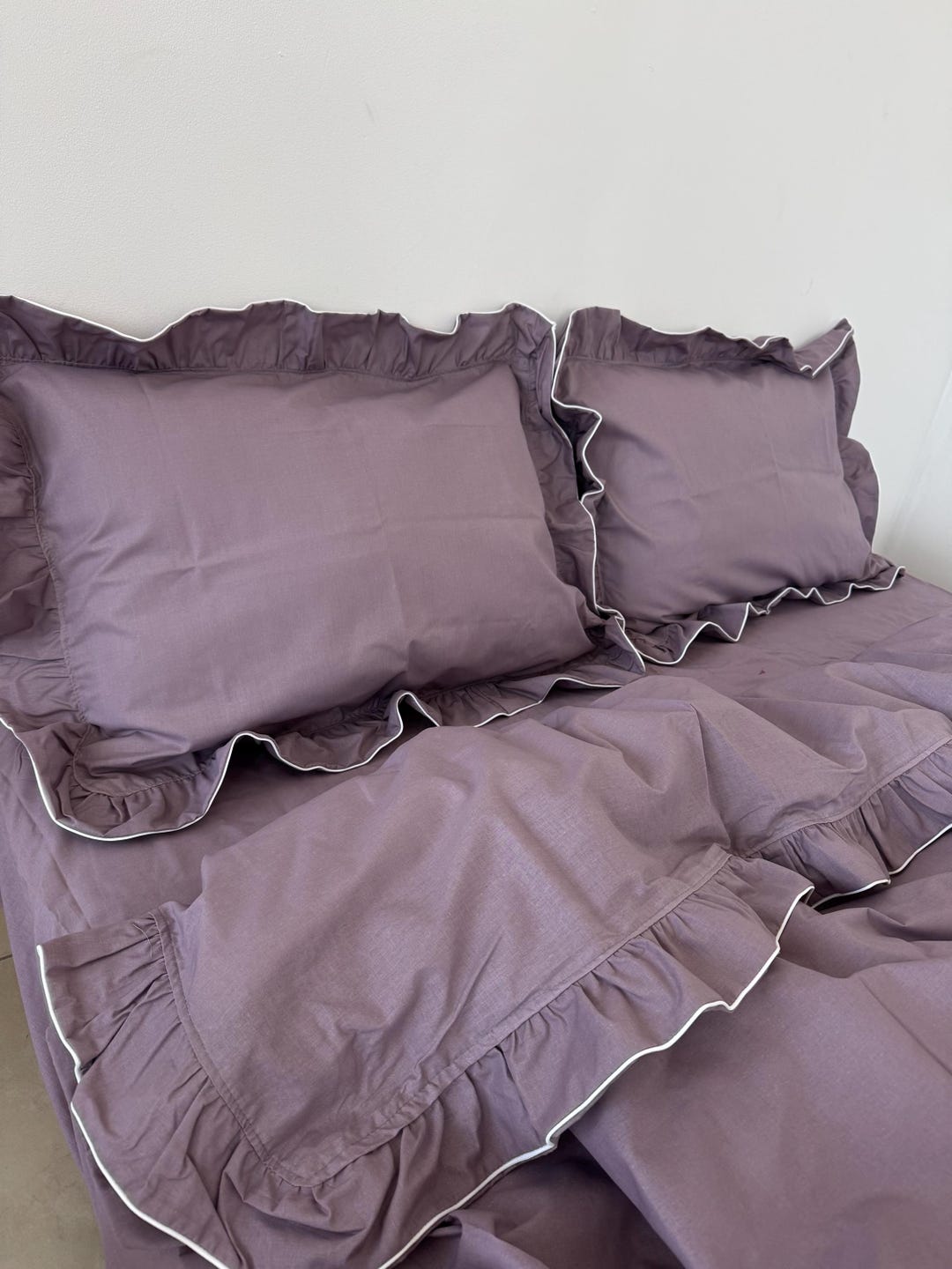 Dark Purple in Vintage Style Bedding Set - Twin, Double, Queen, King ...