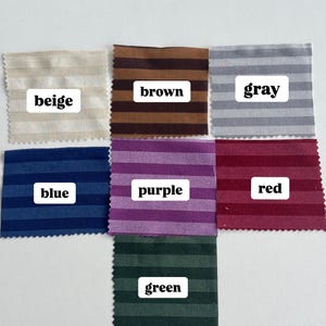 Sábana bajera ajustable de algodón a rayas: Ropa de cama suave en varios colores.